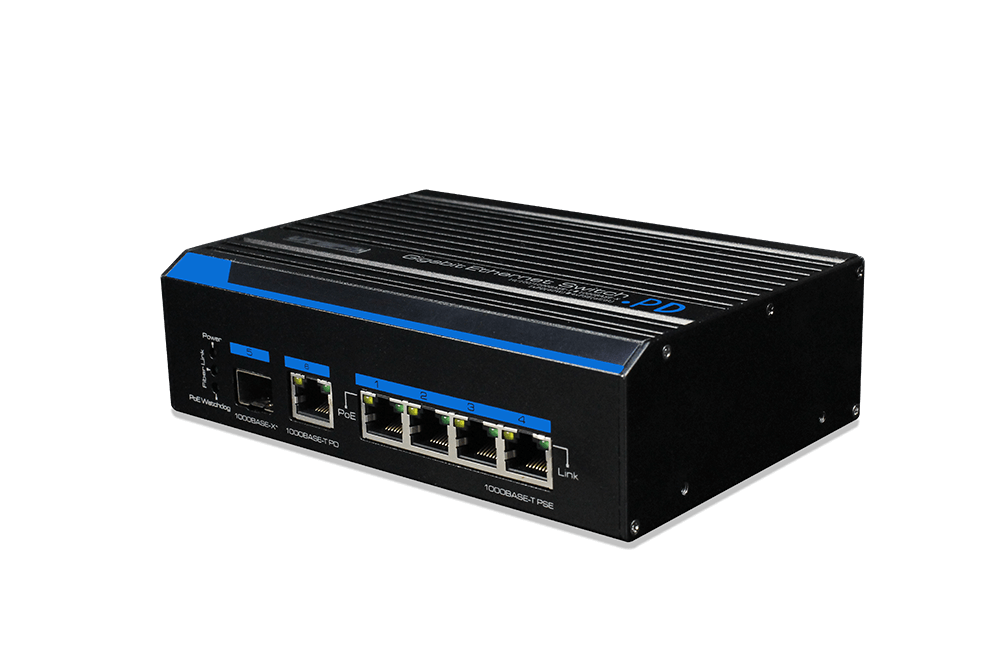 4 Ports Industrial Full-gigabit PoE Switch(60W HPoE Powered)(Off Production))