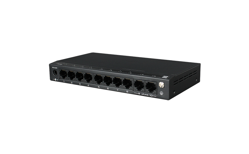  10 Ports 10/100Mbps Unmanaged PoE Switch