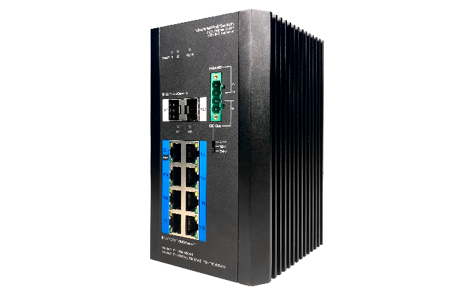 Industrial 8-Port Gigabit PoE+ 2-Port 1G/2.5G SFP L2 Managed Ethernet Switch